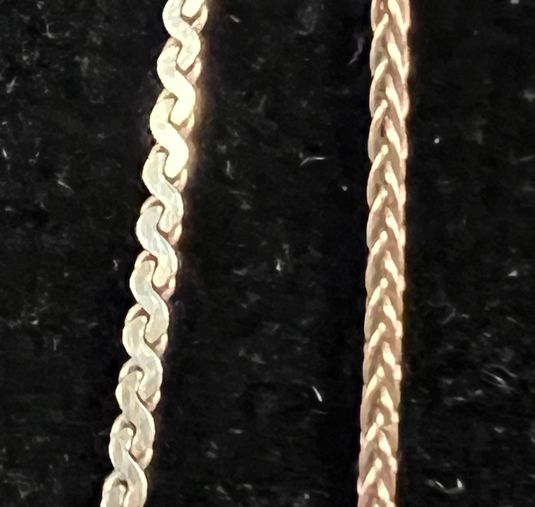 Two 14K Yellow Gold Chains - 2