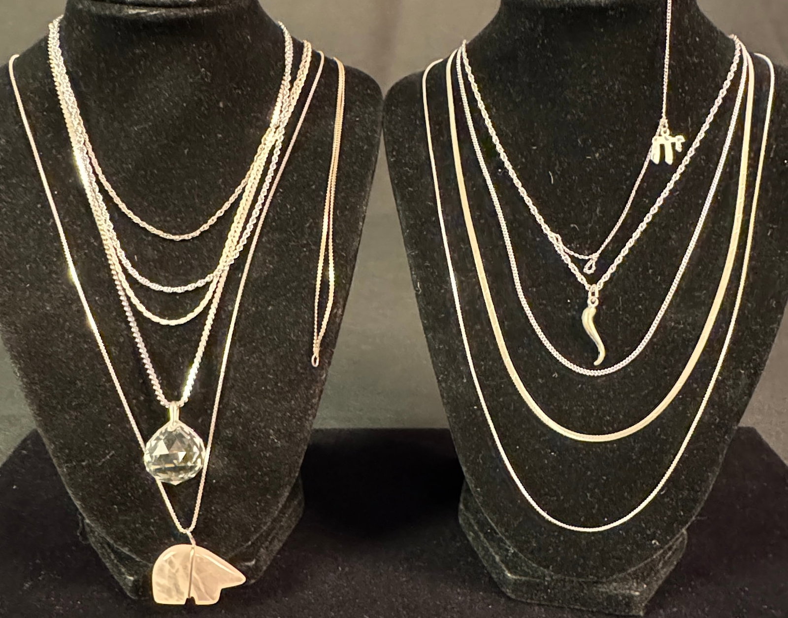 Assorted Sterling Necklaces & Chains (1 of 6)