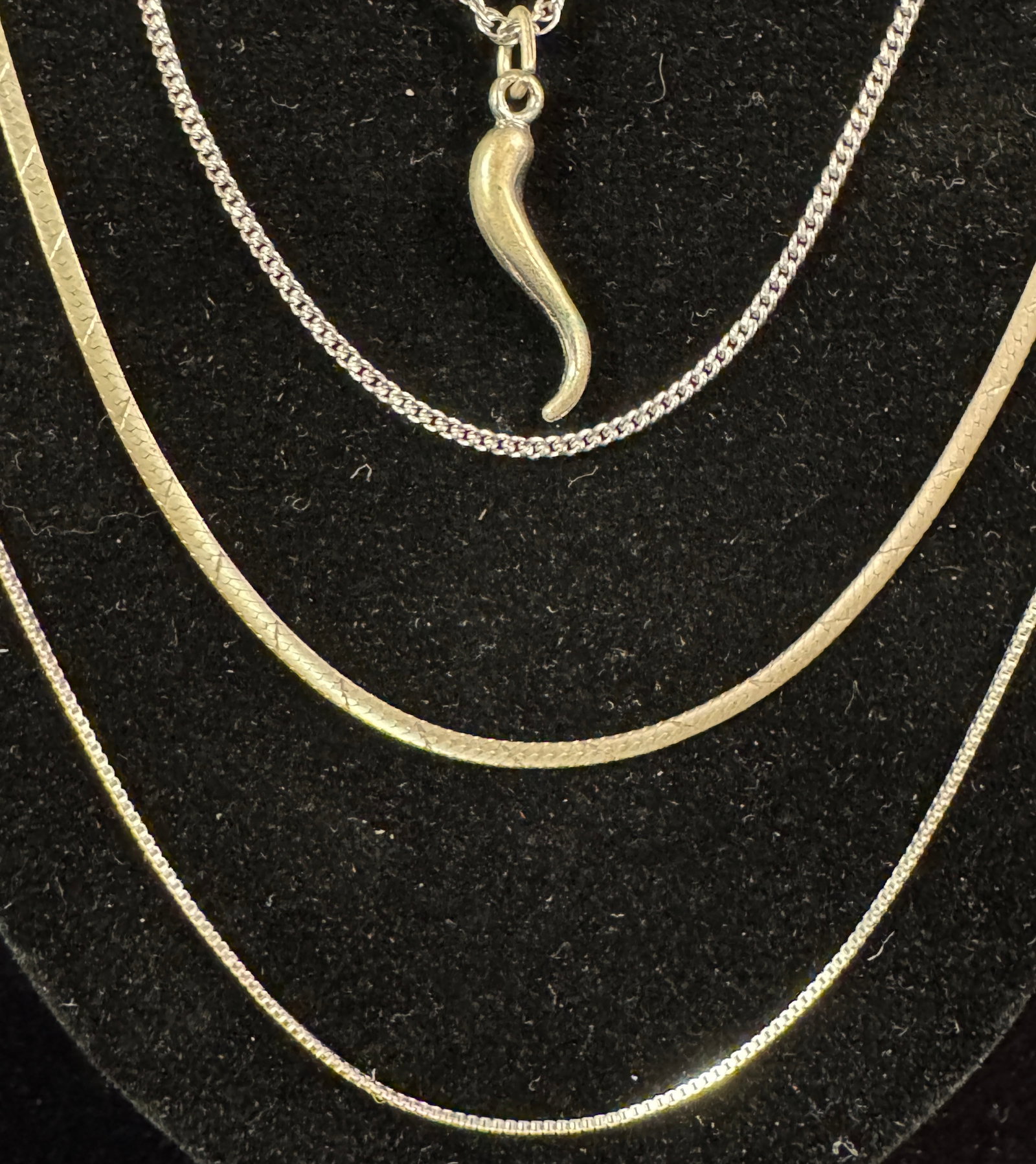 Assorted Sterling Necklaces & Chains - 2