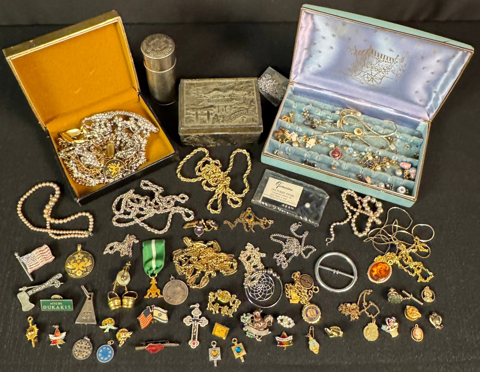 Group of Assorted Earrings, Costume Jewelry, Rhinestones & More (1 of 6)