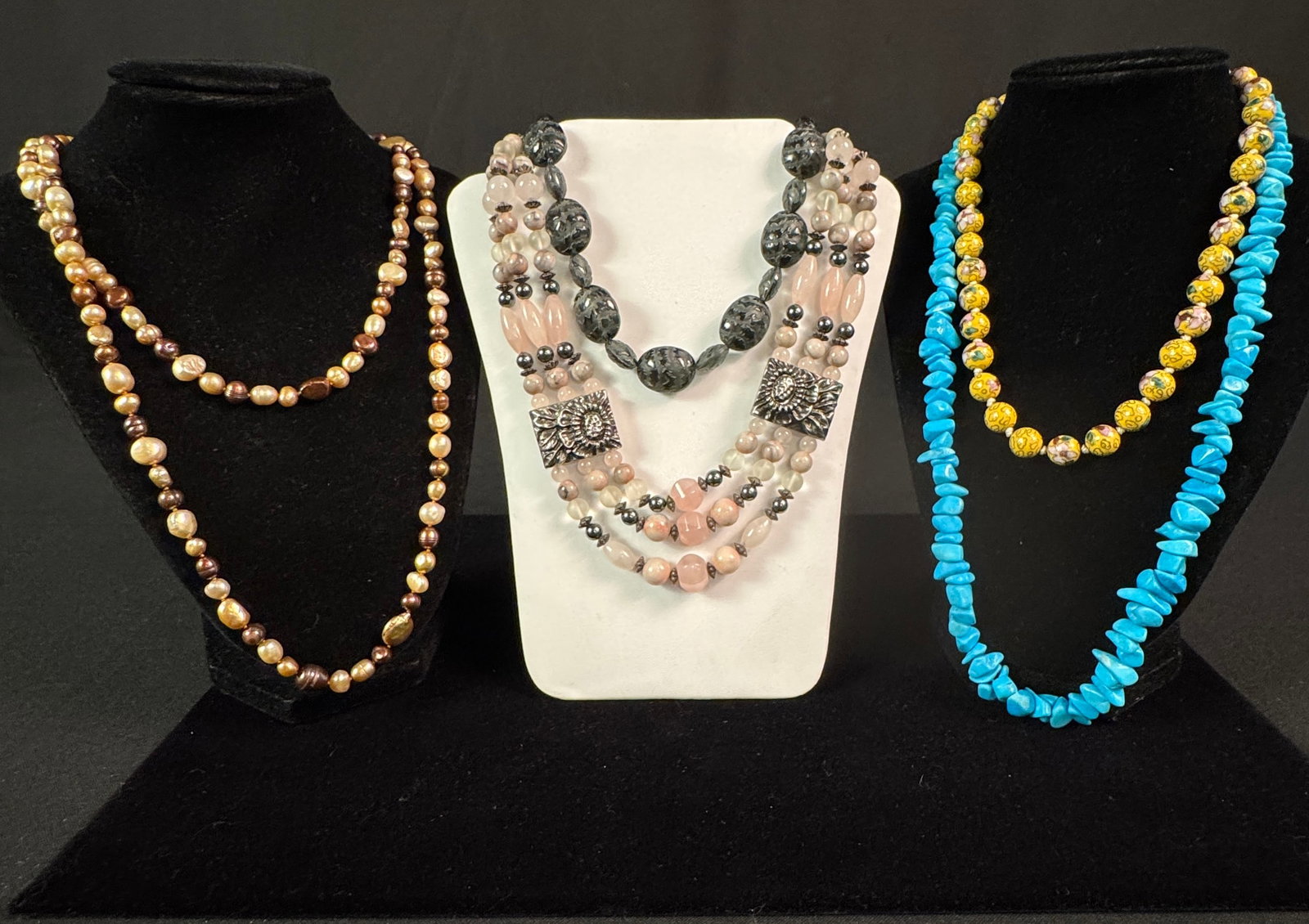 Group of Quality Necklaces to Include Pearls, Quartz and More (1 of 7)