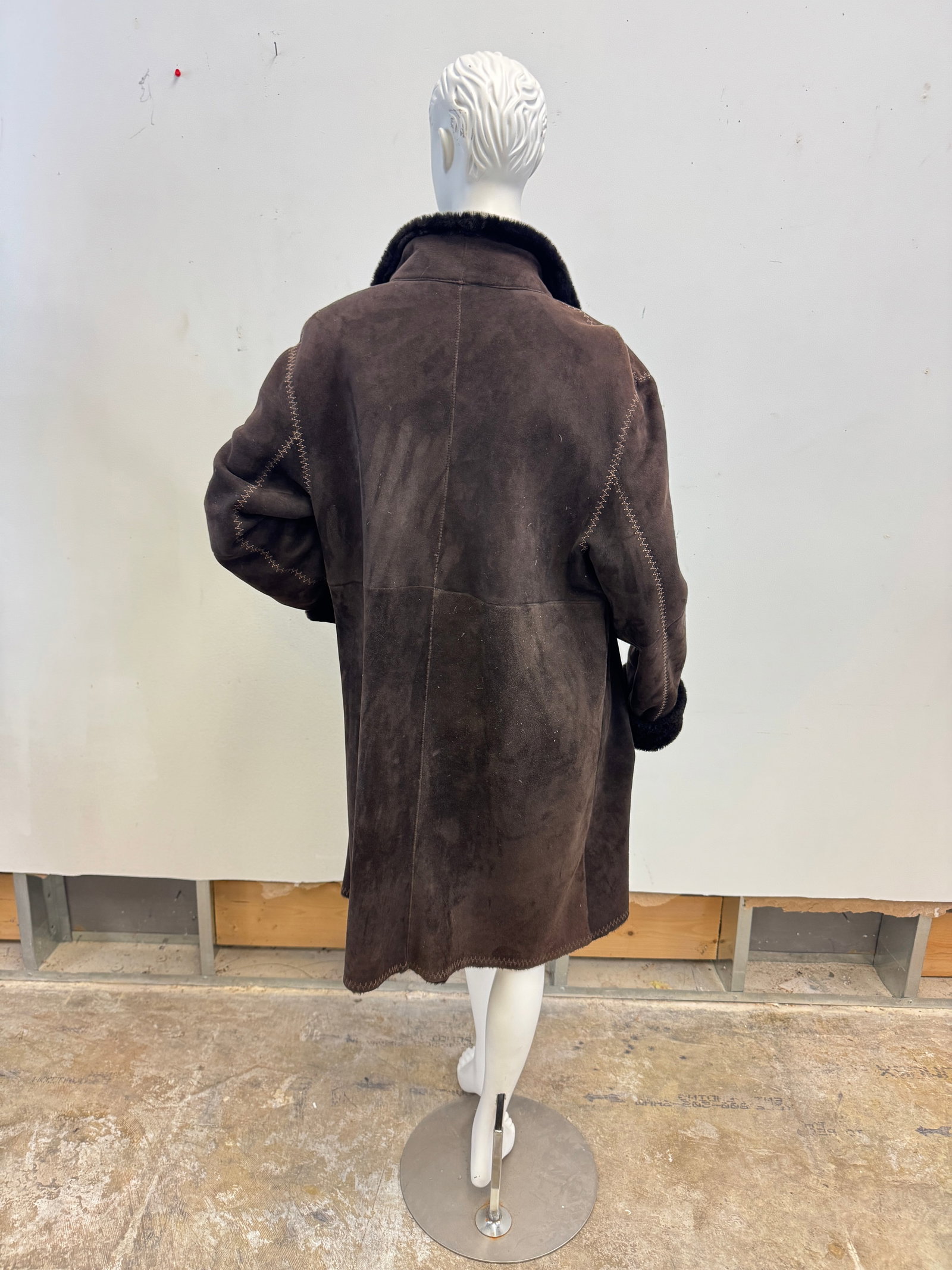 Sinclair Ladies Shearling Coat - 5