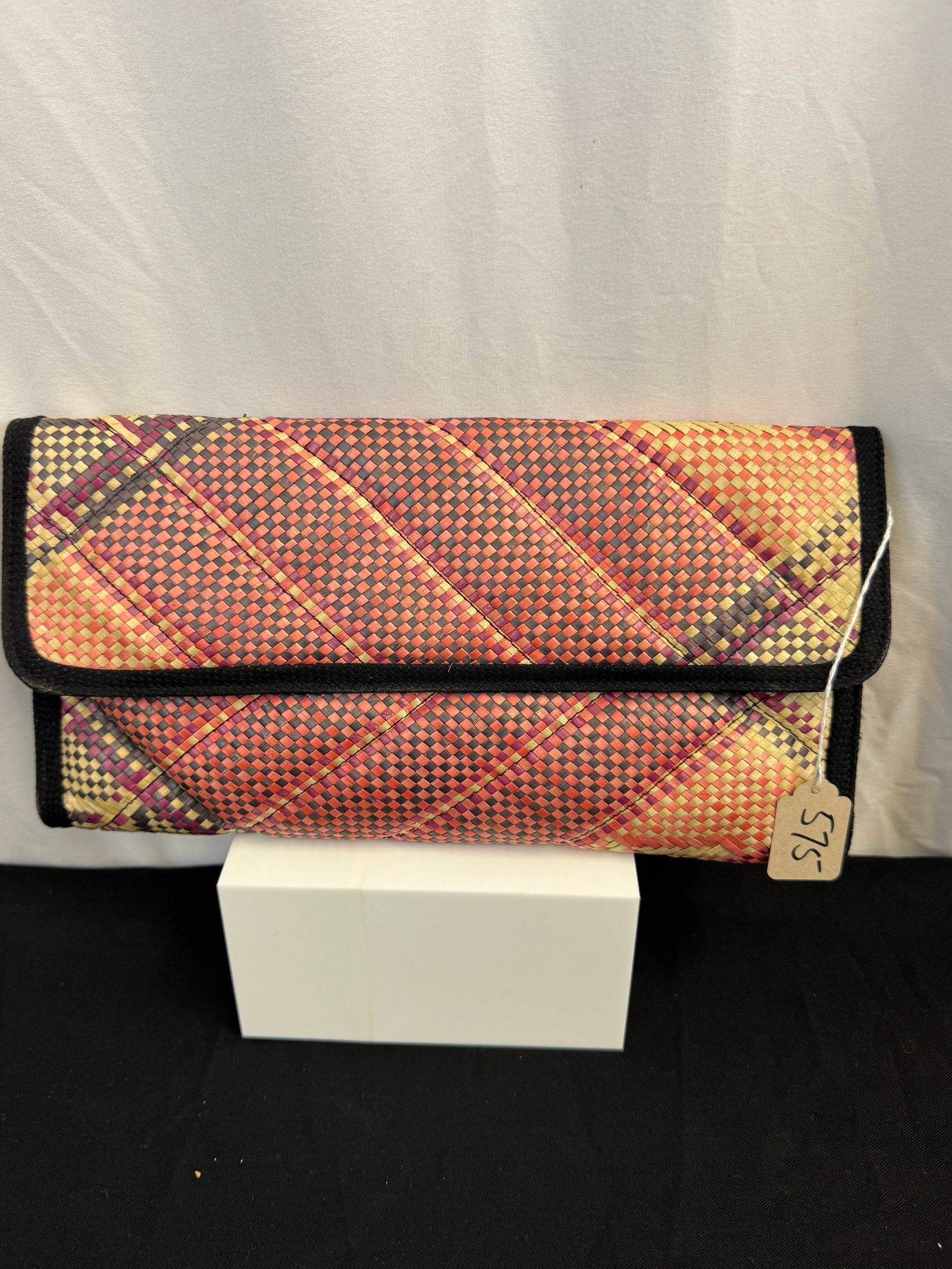 4 Vintage Straw Purses - 12