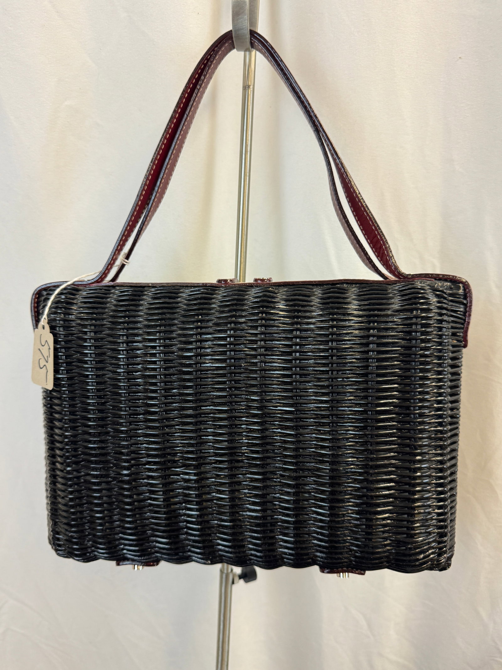 4 Vintage Straw Purses - 4