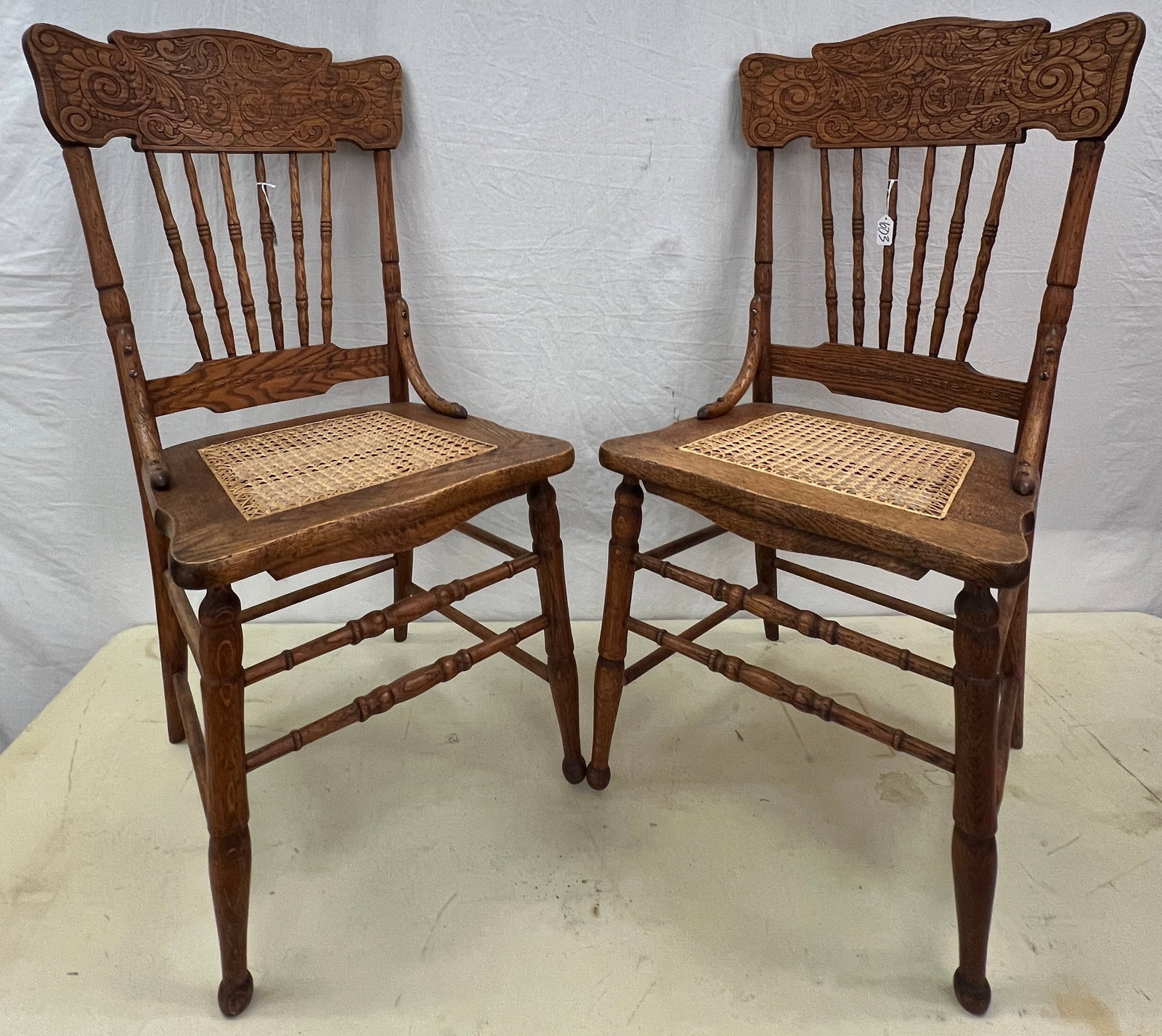 Fancy Press Back Chairs (1 of 7)