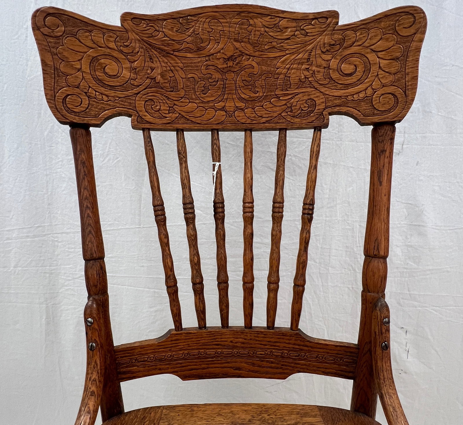 Fancy Press Back Chairs - 6