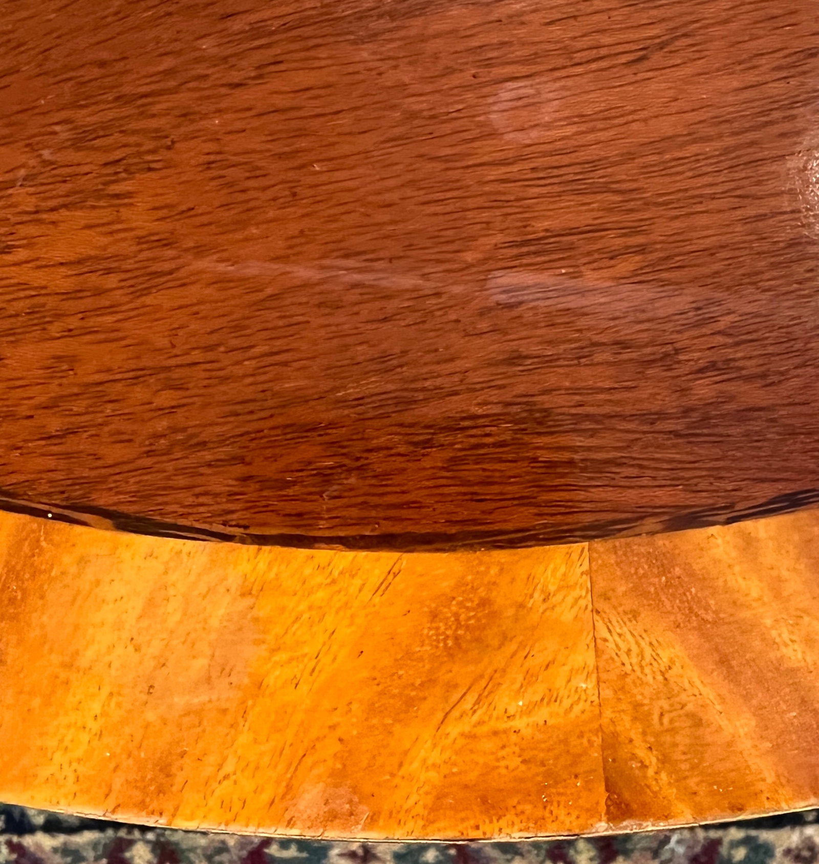 Large Mahogany Coffee Table - 7