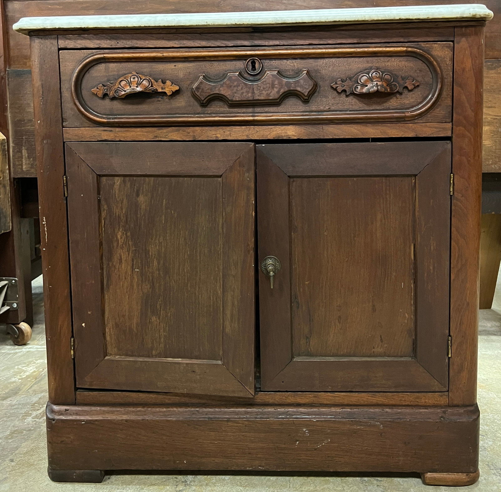 Marble Top Victorian Commode - 3