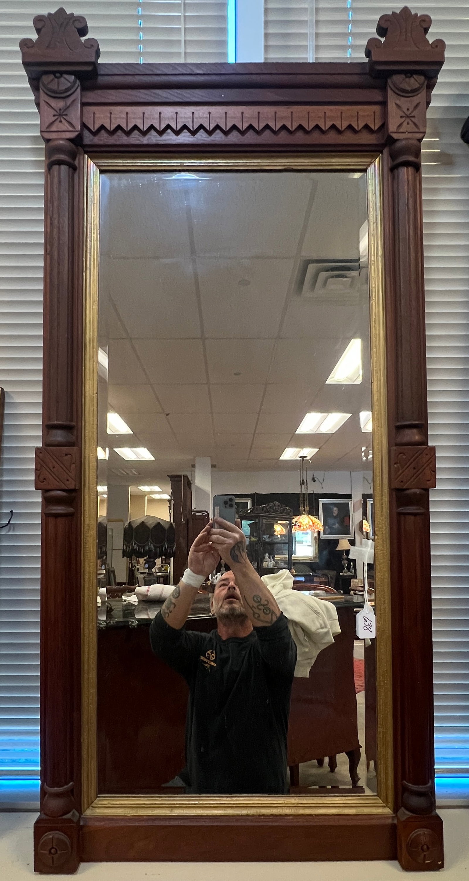 Victorian Entry Mirror (1 of 6)
