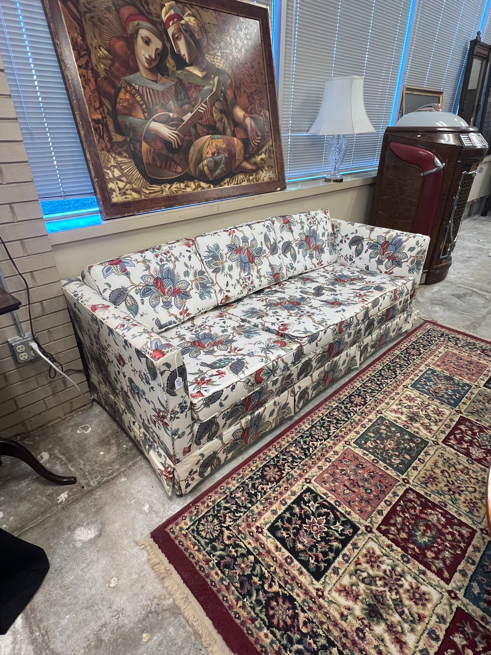 Thomasville Floral Sofa - 2