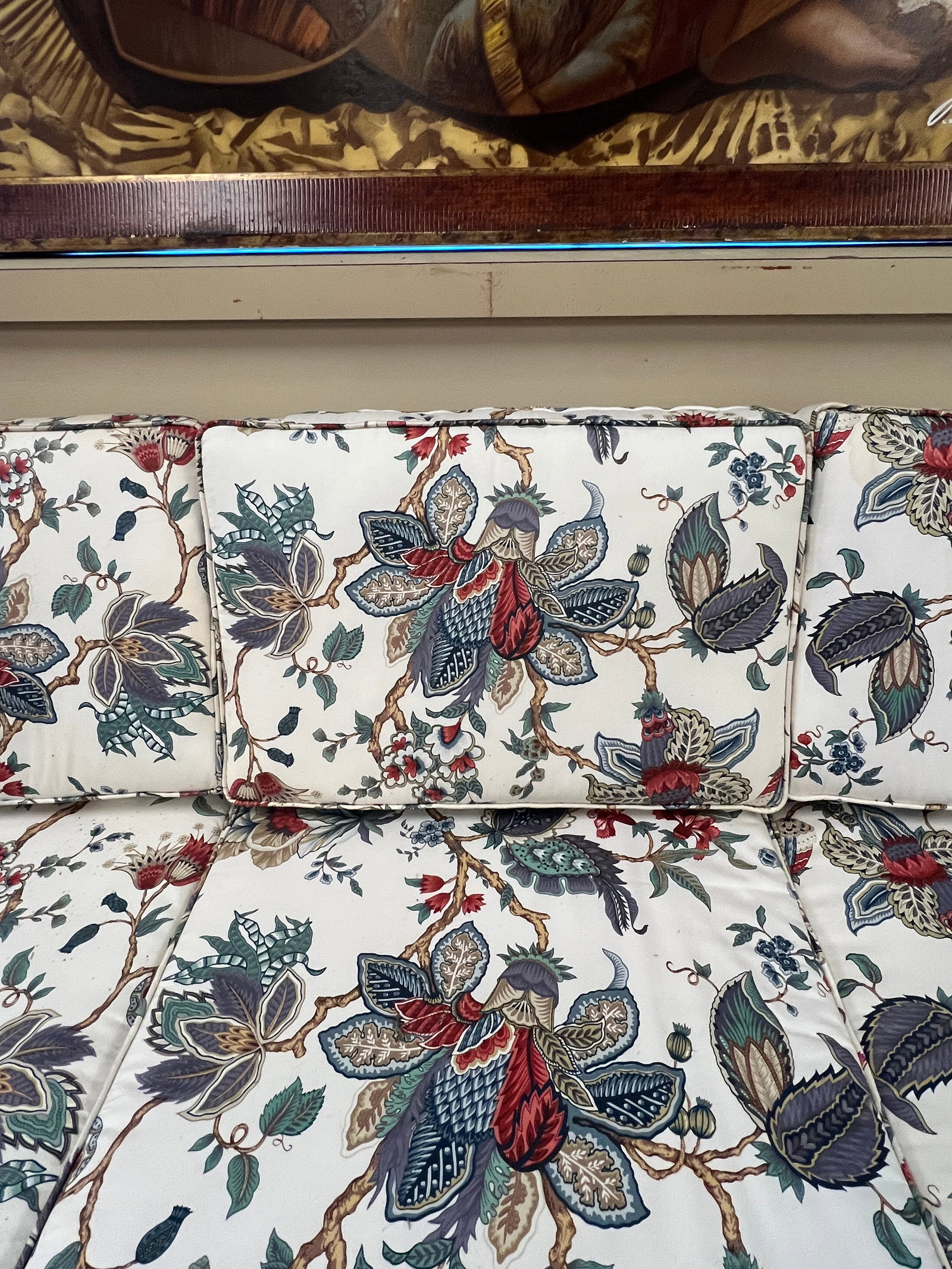 Thomasville Floral Sofa - 5