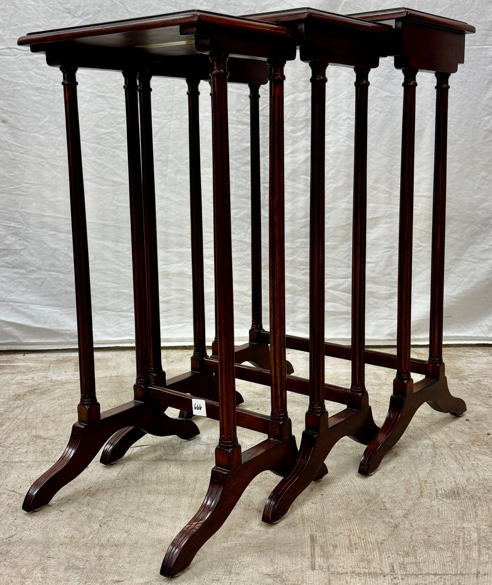 McNabb and Risley Mahogany Netsing Tables - 2