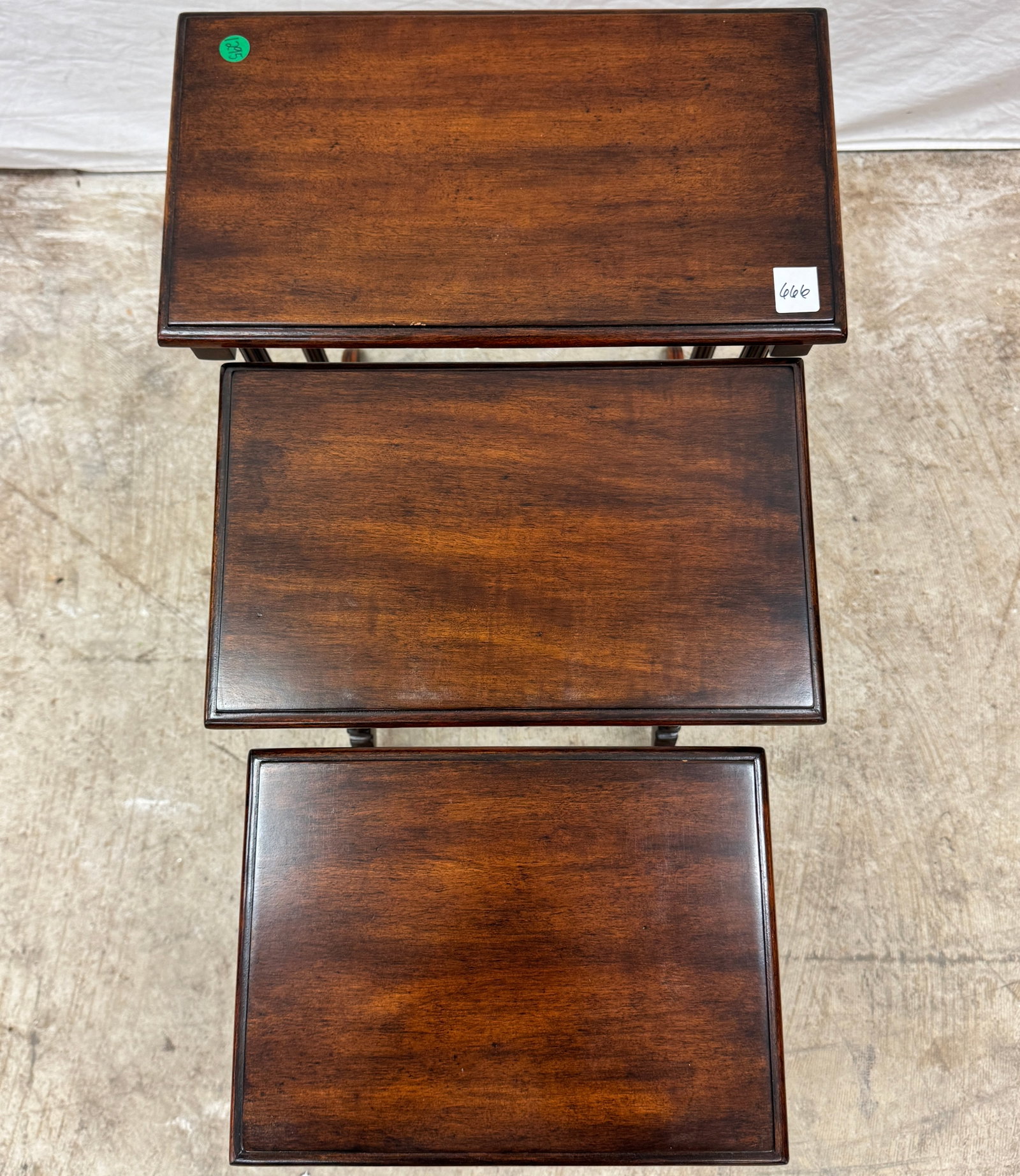 McNabb and Risley Mahogany Netsing Tables - 3