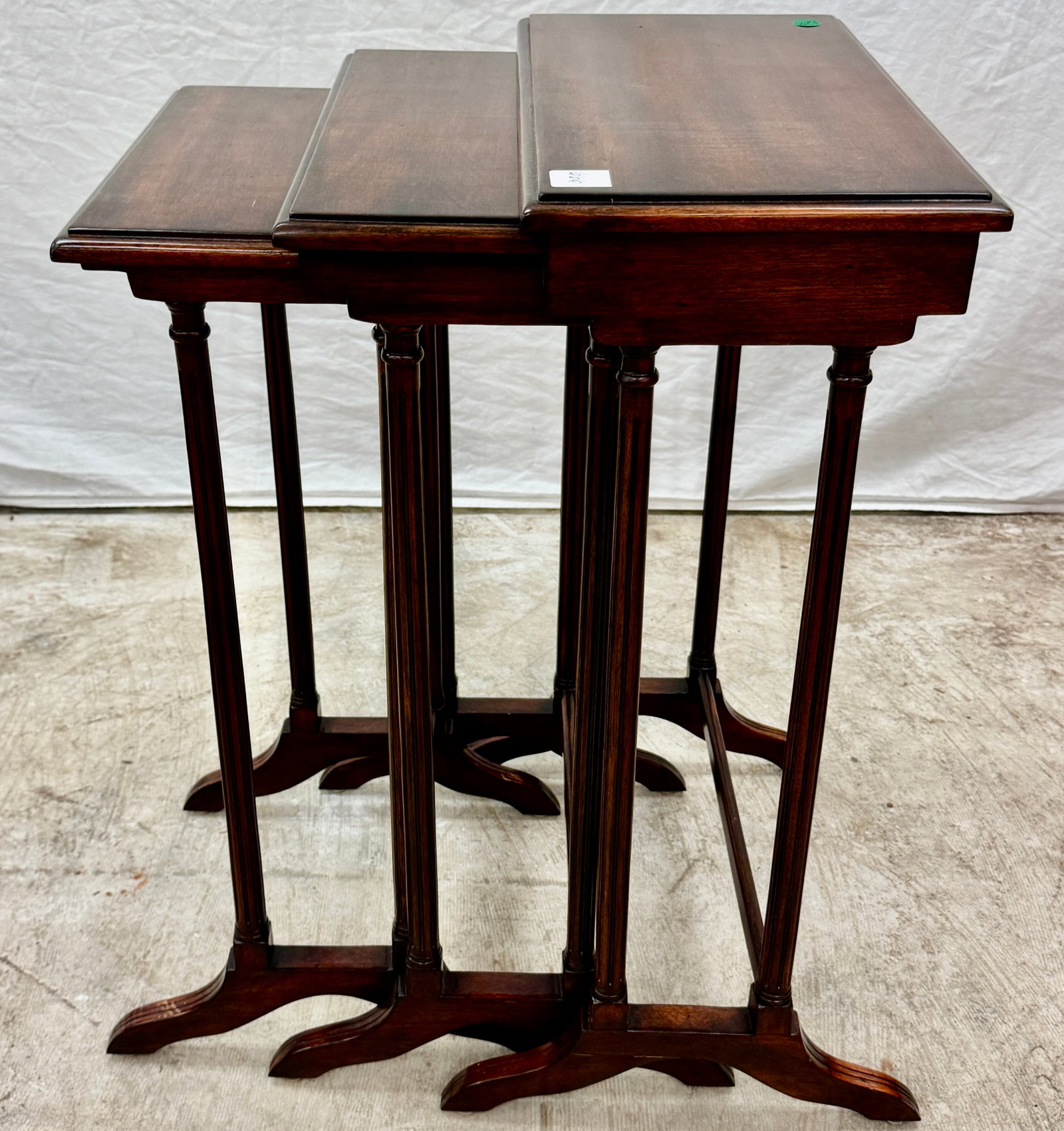 McNabb and Risley Mahogany Netsing Tables - 4