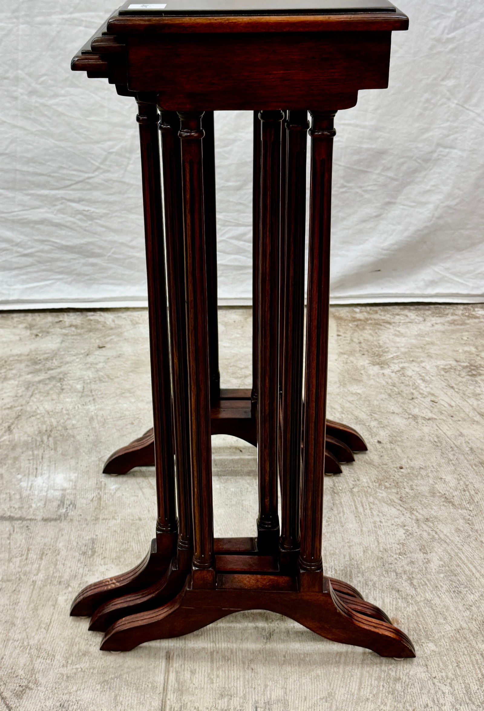 McNabb and Risley Mahogany Netsing Tables - 5