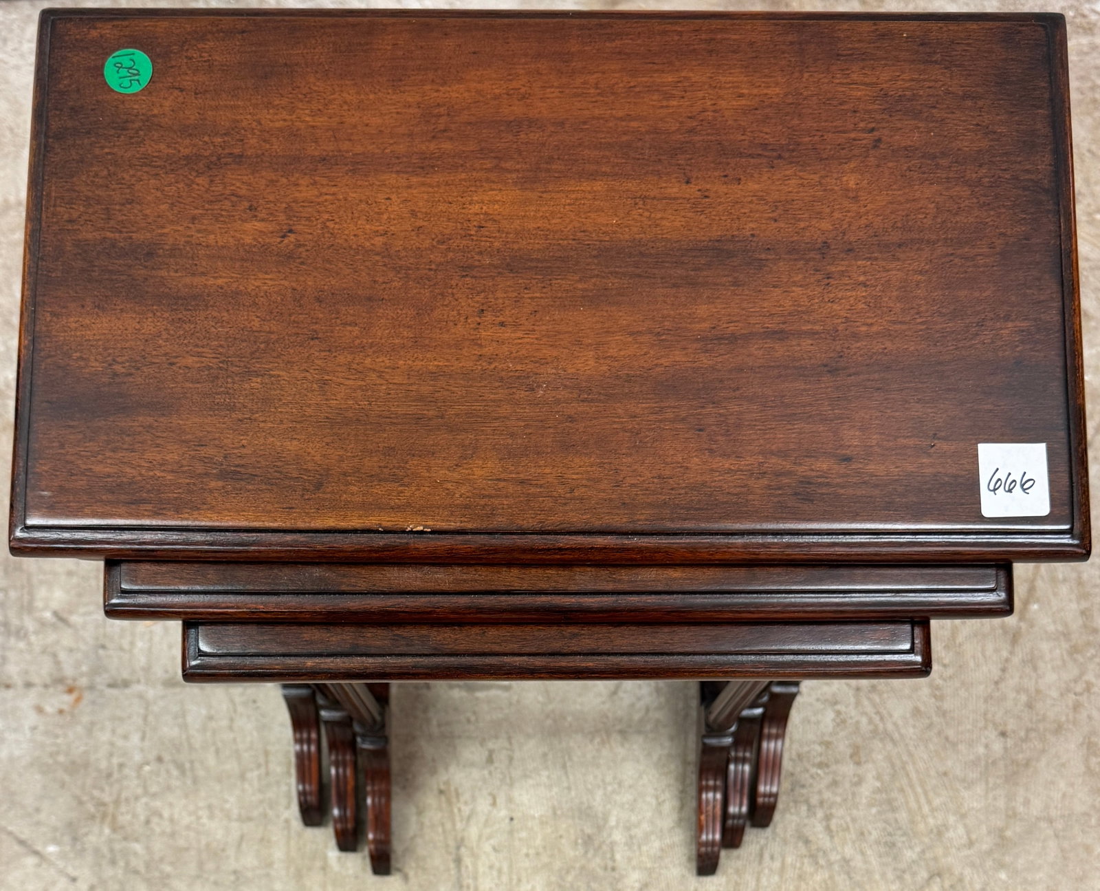 McNabb and Risley Mahogany Netsing Tables - 6