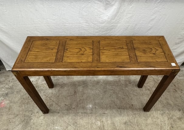 Henredon Artifacts Oak Console Table - 2