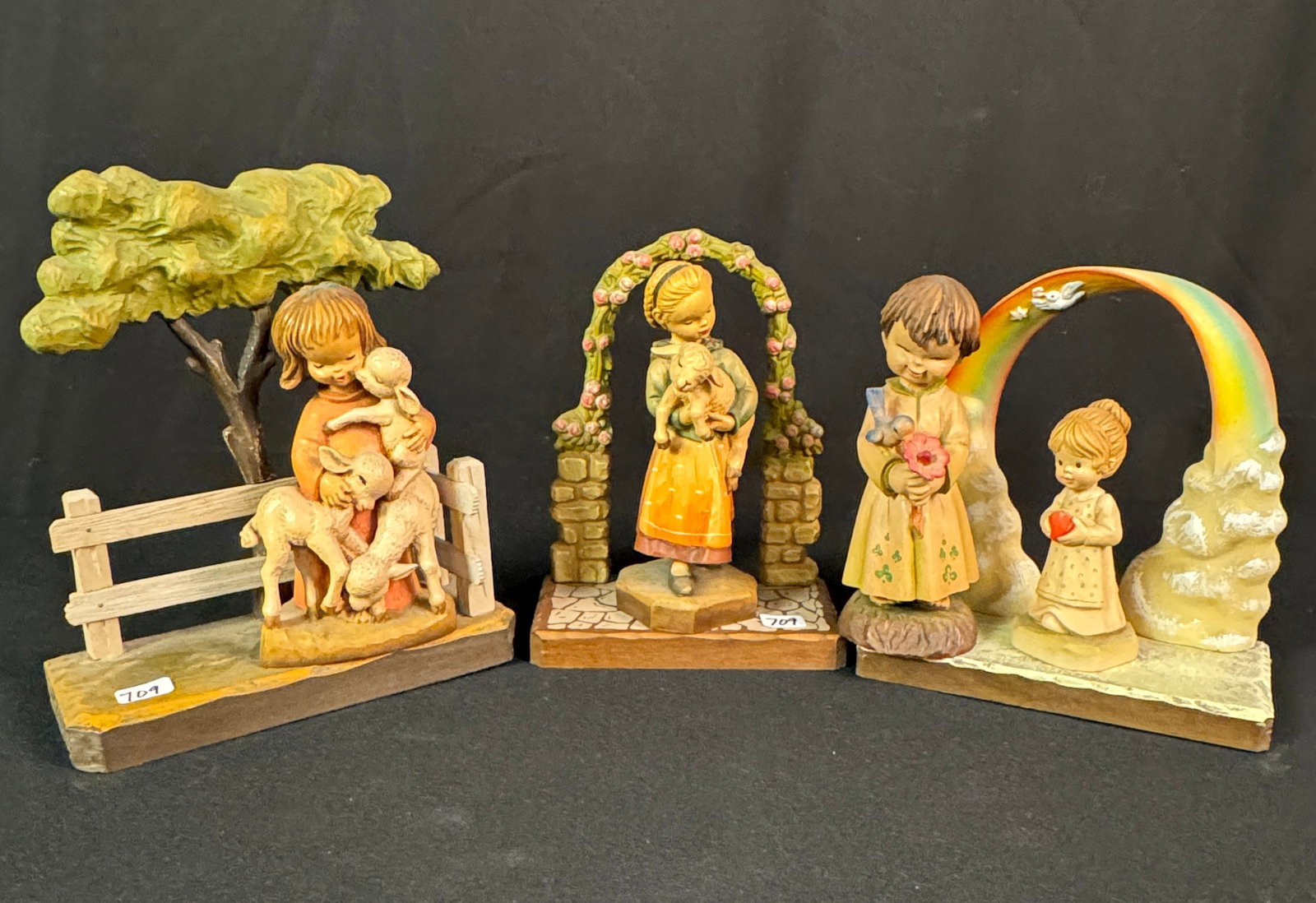 Vintage ANRI Itaian Wood Figurines (1 of 5)