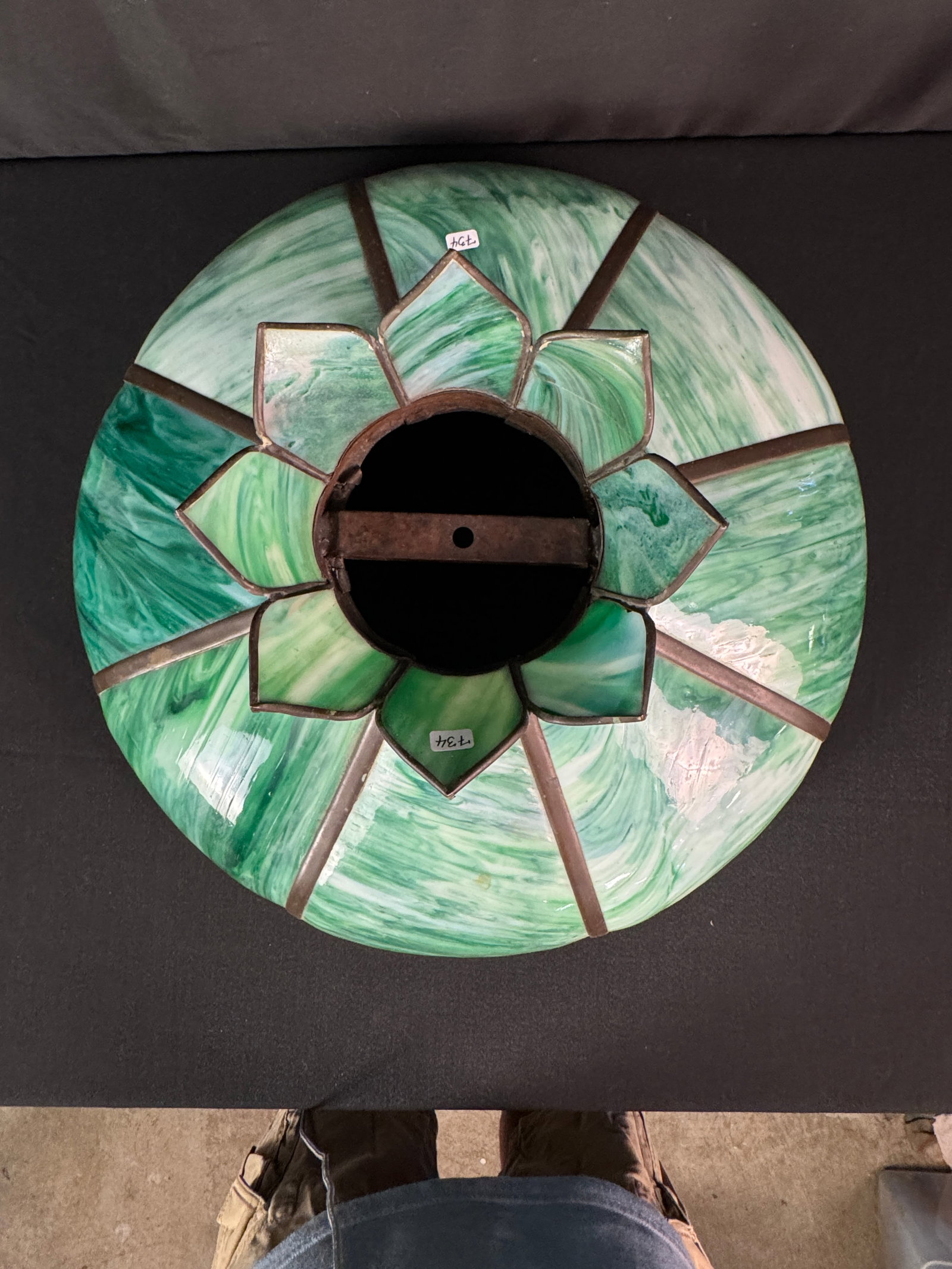 Green Slag Panel Shade - 4