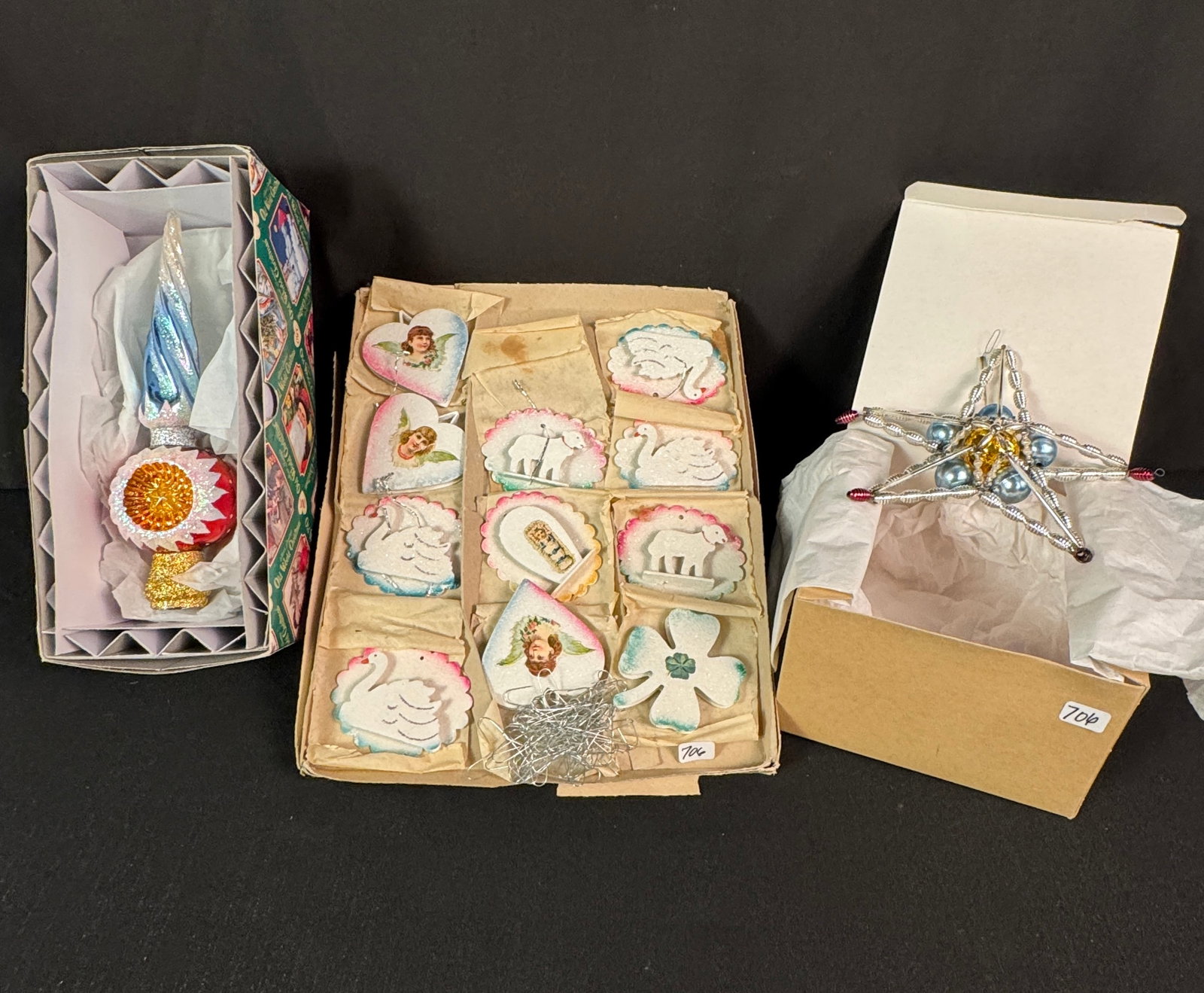 Group of Antique Christmas Ornaments, More! (1 of 6)