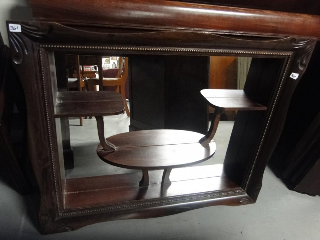 a mahogany shadow box: a mahogany shadow box