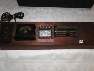 A Lionel train panel with transformer, whistle control: A Lionel train panel with transformer, whistle control and more