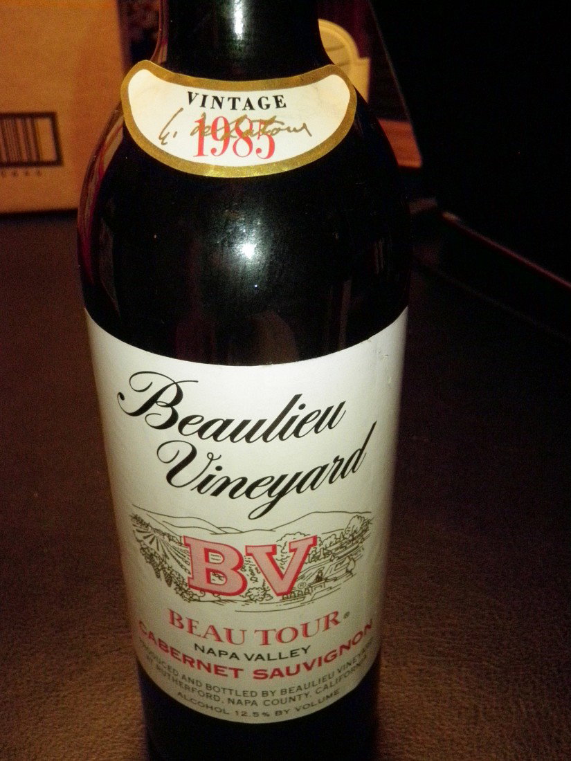 Cabernet Sauvignon – 1985: Beaulieu Vineyard, Beau Tour Napa Valley
