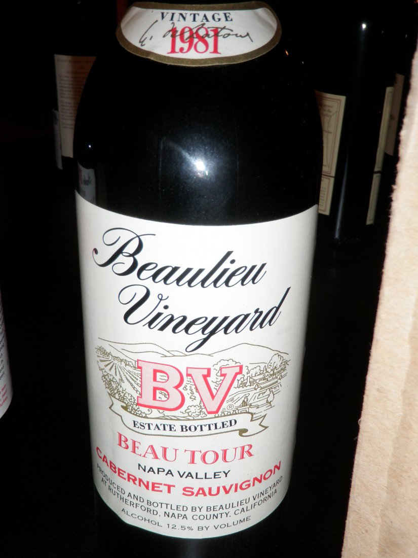 Cabernet Sauvignon – 1981: Beaulieu Vineyard, Beau Tour Napa Valley