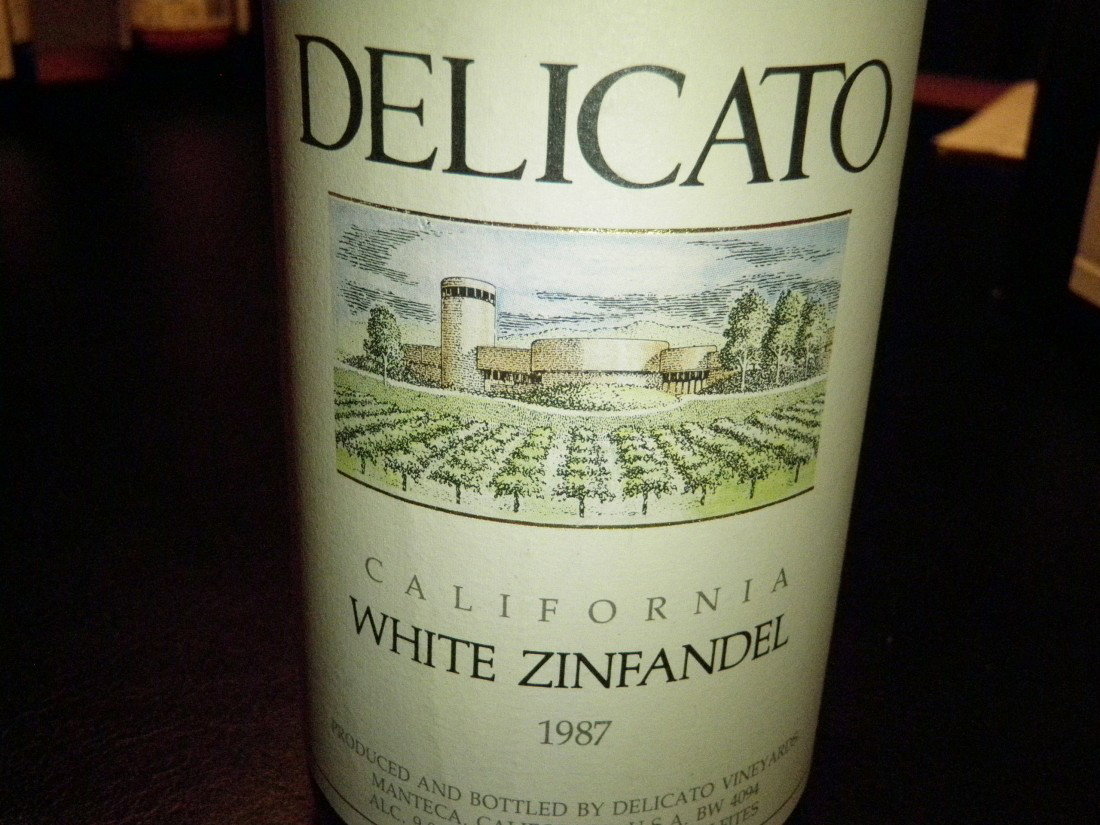 California White Zinfandel – 1987: Delicato Vineyards, Manteca, CA