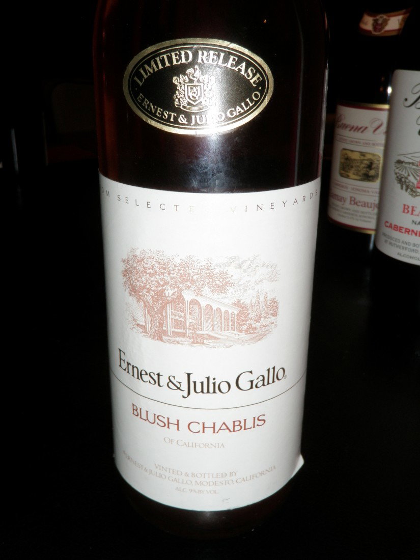 Blush Chablis – 1987: Ernest & Julio Gallo, Modesto, CA