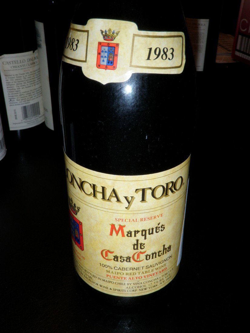 Marques de Casa Concha Cabernet Sauvignon – 1983: Concha y Toro, Puente Alto Vineyard, Maipo, Chile