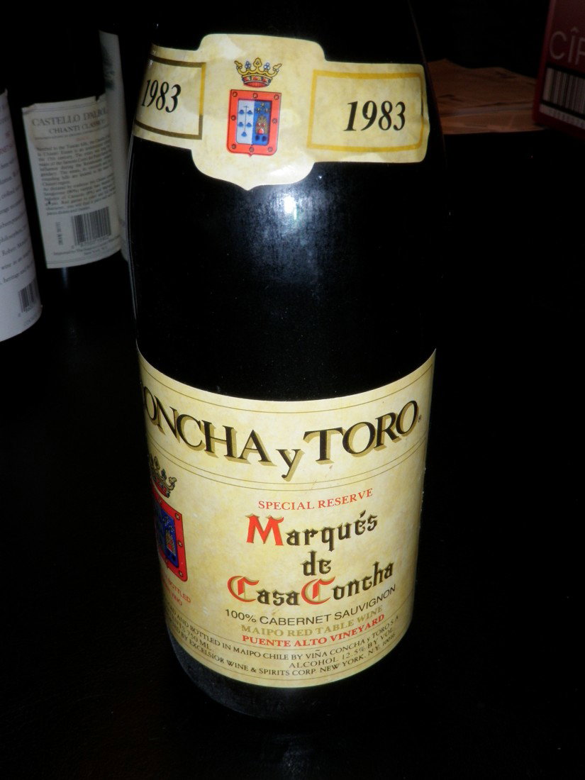 Marques de Casa Concha Cabernet Sauvignon – 1983: Concha y Toro, Puente Alto Vineyard, Maipo, Chile
