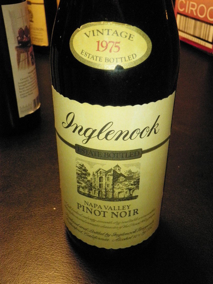 Pinot Noir – 1975: Inglenook Vineyards, Rutherford, CA