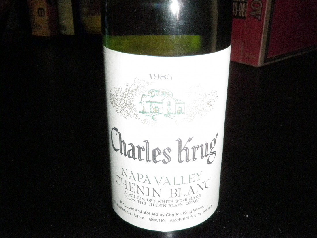 Chenin Blanc – 1985: Charles Krug Winery, St. Helena, CA