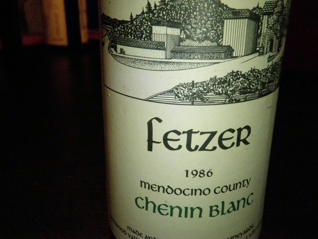 Chenin Blanc – 1986: Fetzer Vineyards, Redwood Valley, CA