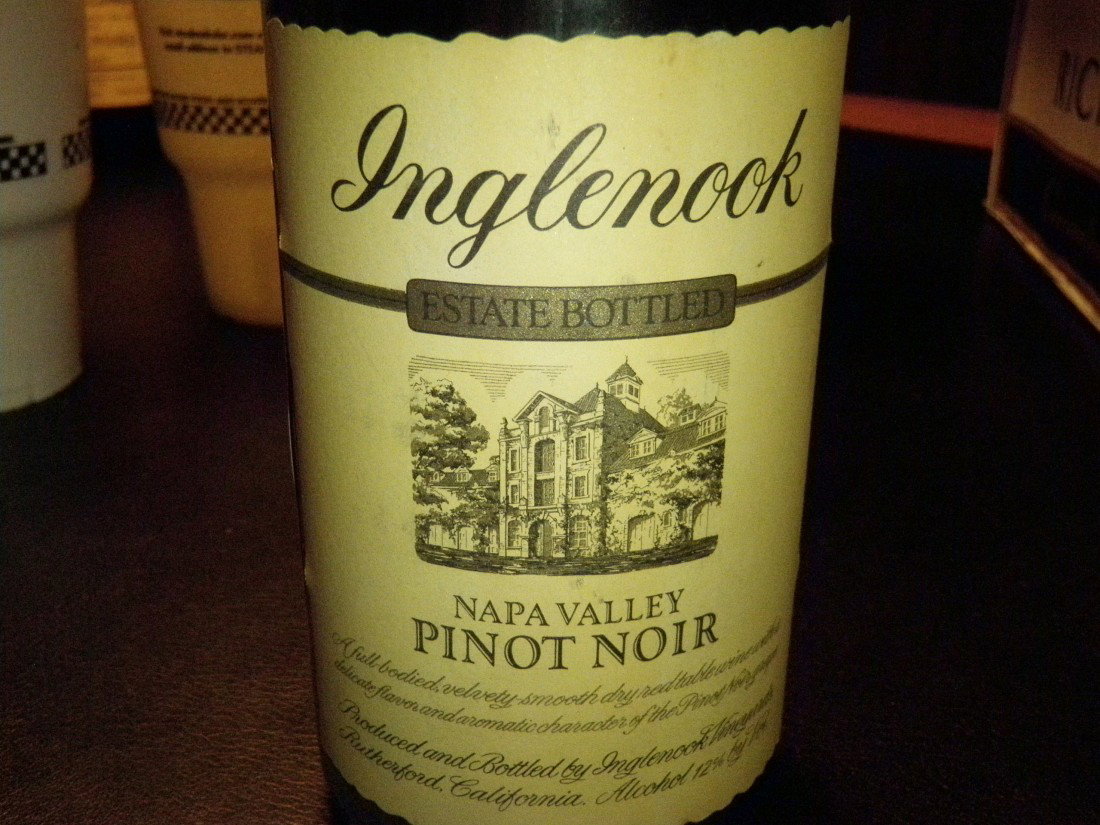 Pinot Noir – 1975: Inglenook Vineyards, Rutherford, CA
