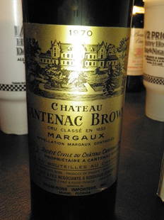 Bordeaux – 1970: Chateau Cantenac Brown Margaux, France