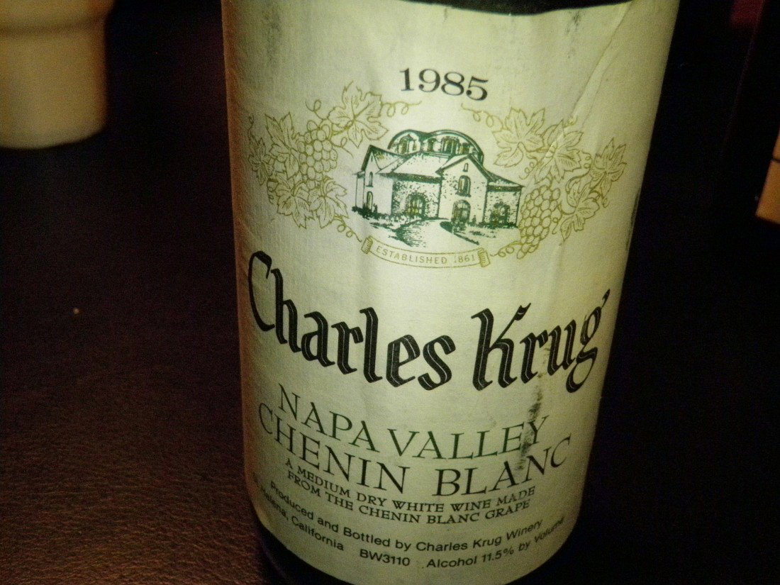Chenin Blanc – 1985: Charles Krug Winery, St. Helena, CA