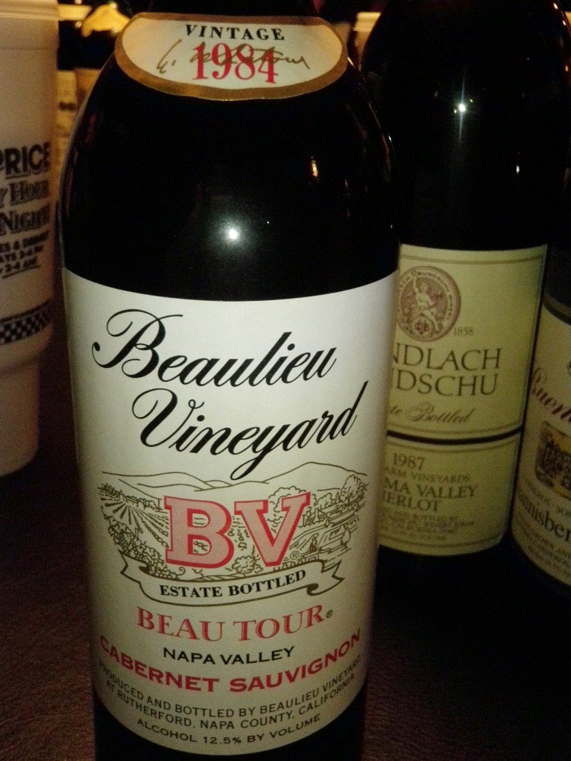 Cabernet Sauvignon – 1984: Beaulieu Vineyard, Beau Tour Napa Valley