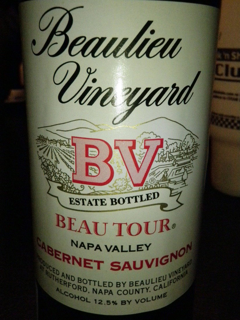 Cabernet Sauvignon – 1983: Beaulieu Vineyard, Beau Tour Napa Valley