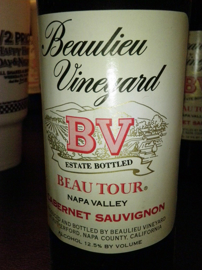 Cabernet Sauvignon – 1983: Beaulieu Vineyard, Beau Tour Napa Valley