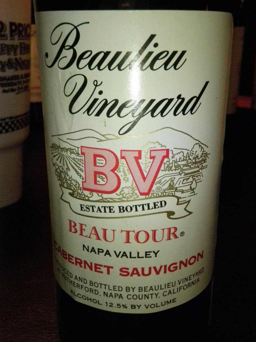 Cabernet Sauvignon – 1983: Beaulieu Vineyard, Beau Tour Napa Valley