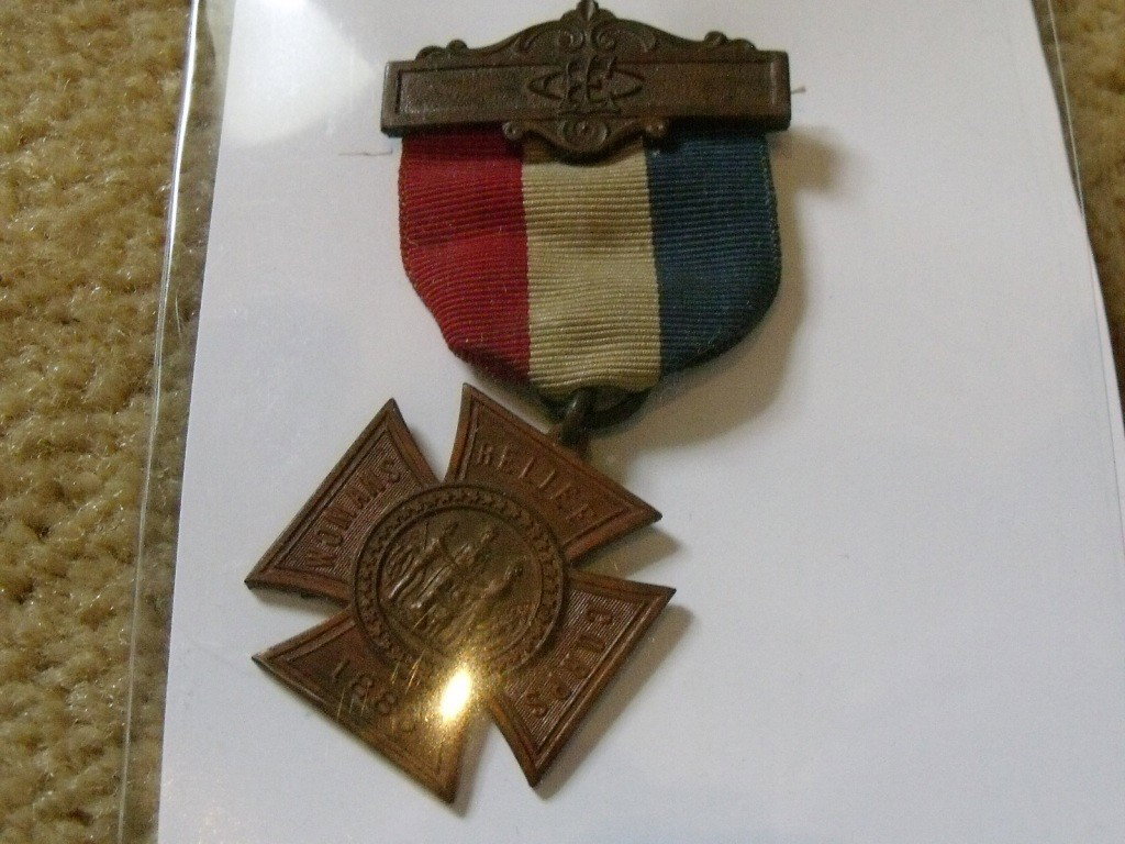 Medal, Woman's Relief Corps: Woman's Relief Corps Membership Medal, 3" length