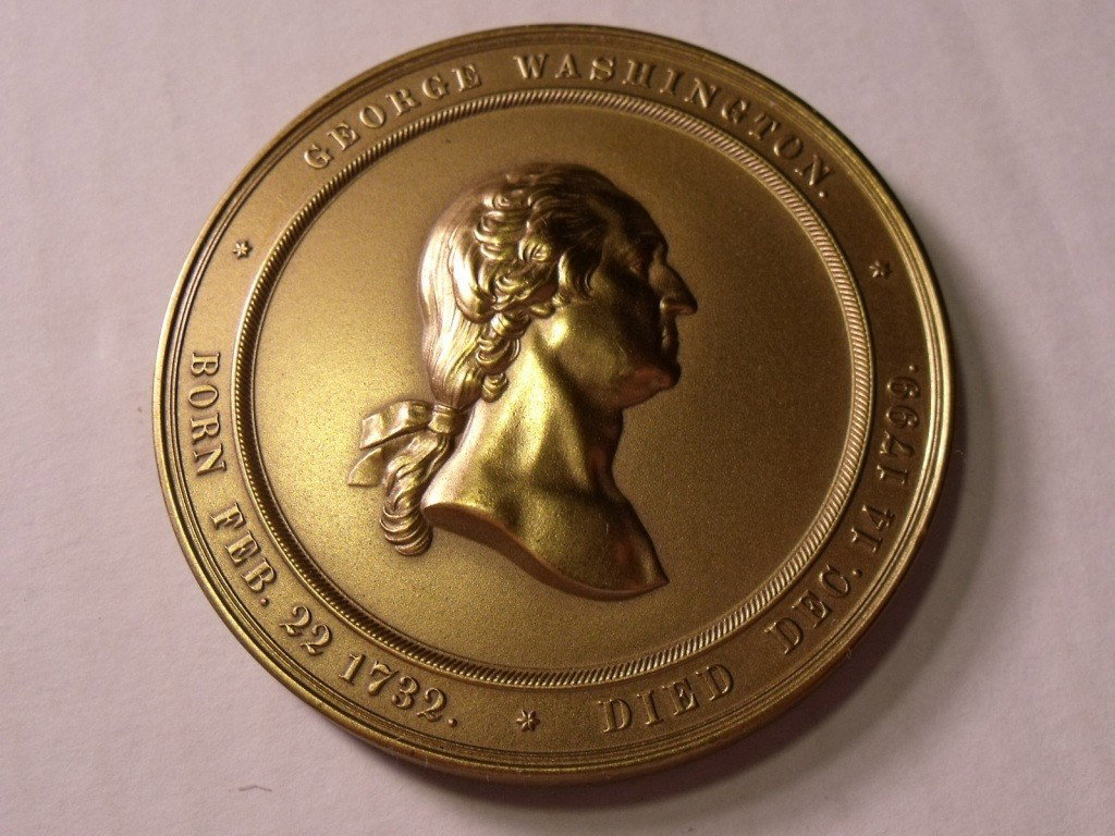 US Mint Medal Washington Bicentennial: Washington bicentennial US mint medal designed by L. C. Fraser. Very good condition.