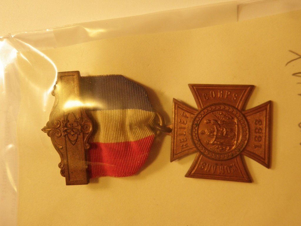 GAR Auxiliary Medal: GAR Auxiliary Woman's Relief Corps 1883