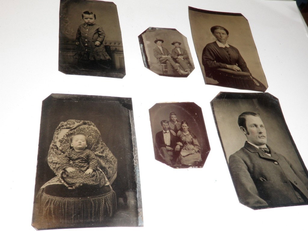 Collection of Tin Types: Collection includes six tin types. Subjects are children, men and women.