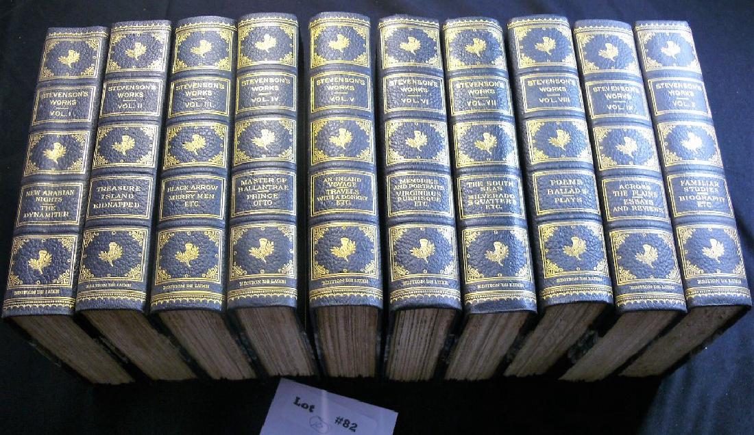 THE WORKS OF ROBERT LOUIS STEVENSON . NEW YORK: The (1 of 7)