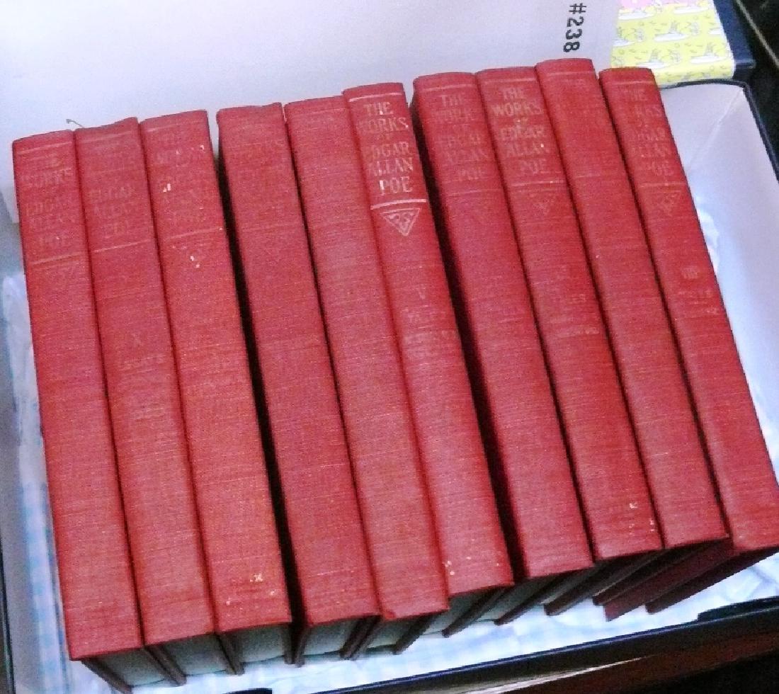 THE WORKS OF EDGAR ALLEN POE . Vol. 1-10, Complete set. (1 of 4)