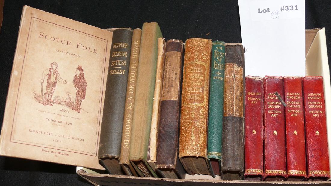 13 BOOKS :  Scotch Folk Illustrated  3rd ed., 1881; (1 of 6)