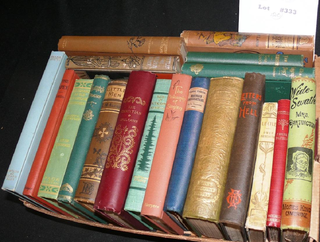 20 PRETTY CLOTH BOOKS #4 : Love Songs of Scotland: 20 PRETTY CLOTH BOOKS #4 : Love Songs of Scotland Douglas, RW, NY: AL Burt, 1901; The Apex Gould, TB, Boston: Badger, 1903, 1st Ed; Romance of Old New England Churches Crawford, Mary, Bost: LC Page; 1